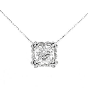 1164A<br>“DAMASK”<br>Diamond Necklace