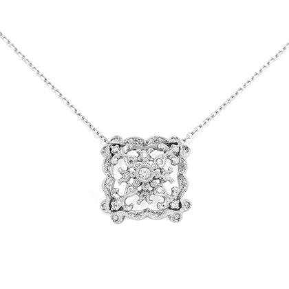 1164A<br>“DAMASK”<br>Diamond Necklace