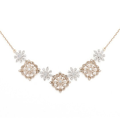 1168A<br>“DAMASK”<br>Diamond Necklace