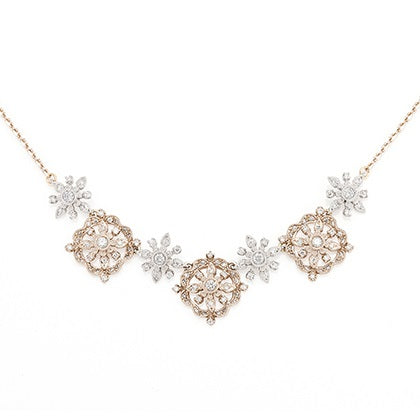 1168A<br>ダイヤモンドネックレス<br>“DAMASK”<br>Diamond necklace