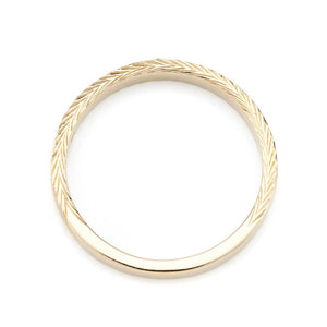 712A<br>“Herringbone”<br>Medium Ring