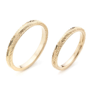 712A<br>“Herringbone”<br>Medium Ring